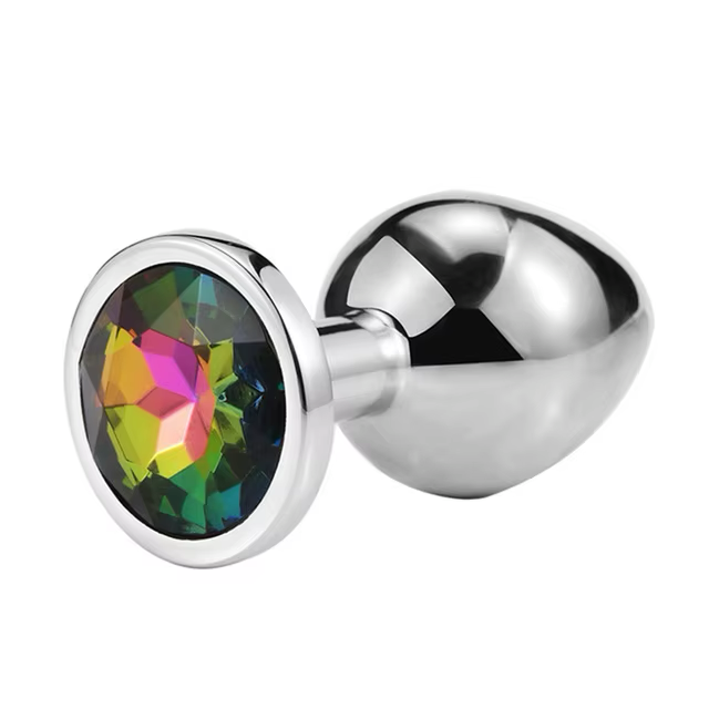 Plugs Metal Cristales de Colores - S/M
