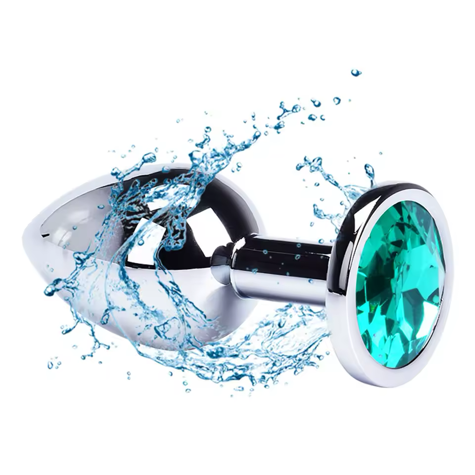 Plugs Metal Cristales de Colores - S/M
