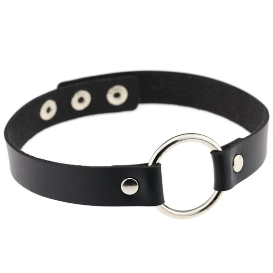 Chocker Argolla Color Negro