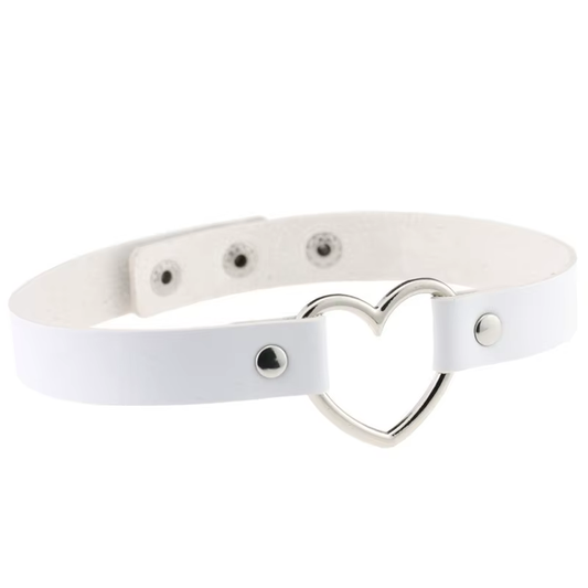 Chocker Corazón Color Blanco