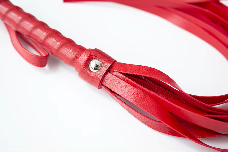Látigo Bondage BDSM Negro/Rojo