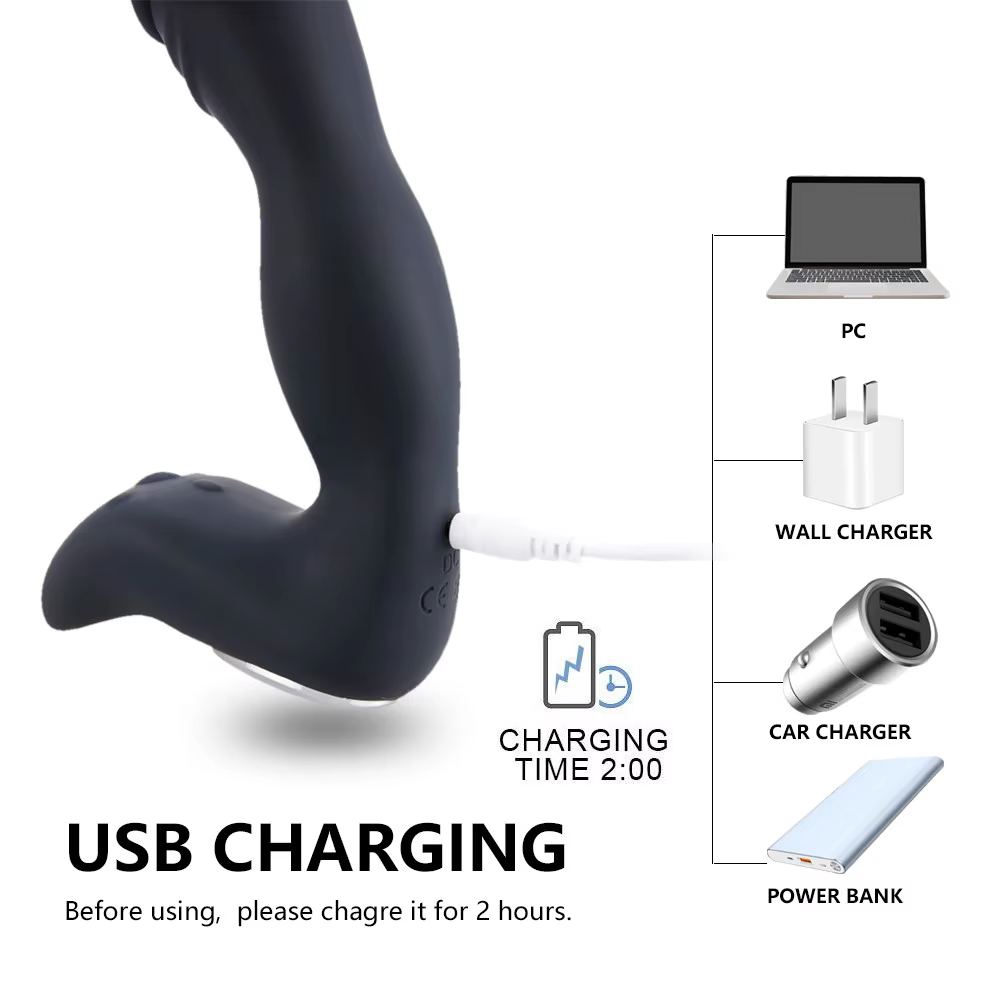 Vibrador Prostático Recargable