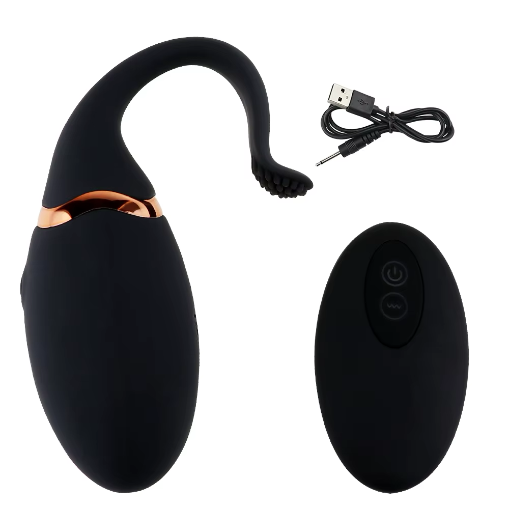 Vibrador Huevo Estimulador Clítoris y Punto G - Negro, Morado, Rosado