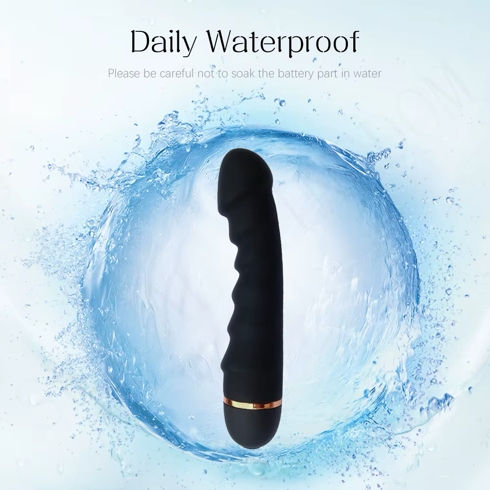 Vibrador Realista 10 Velocidades - Negro, Morado y Rosado