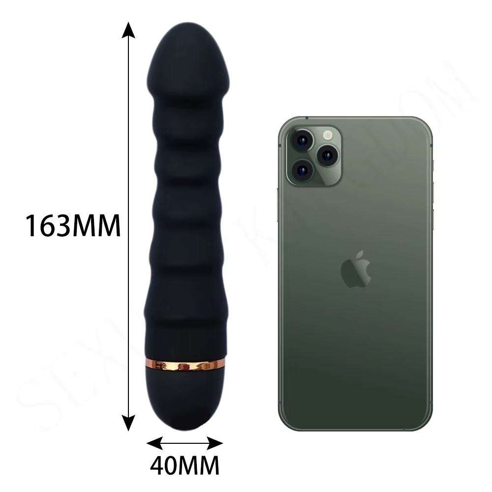 Vibrador Realista 10 Velocidades - Negro, Morado y Rosado