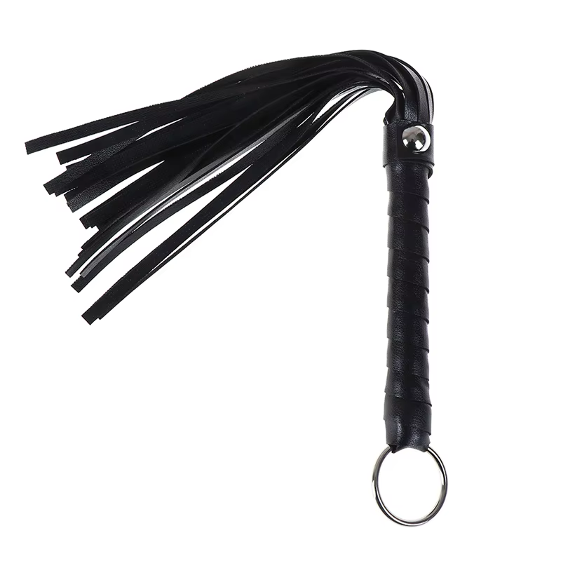 Látigo corto (30cm) Negro/Rojo