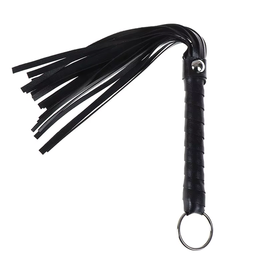 Látigo corto (30cm) Negro/Rojo