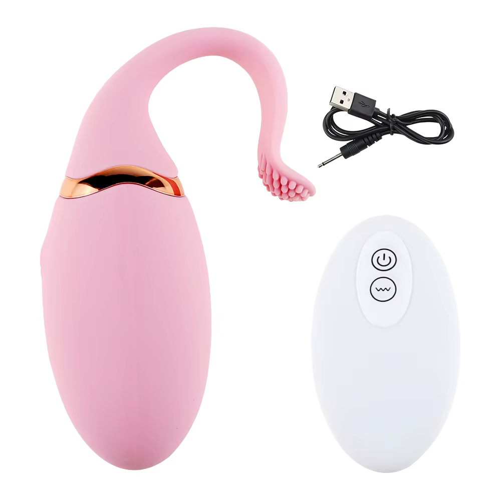 Vibrador Huevo Estimulador Clítoris y Punto G - Negro, Morado, Rosado