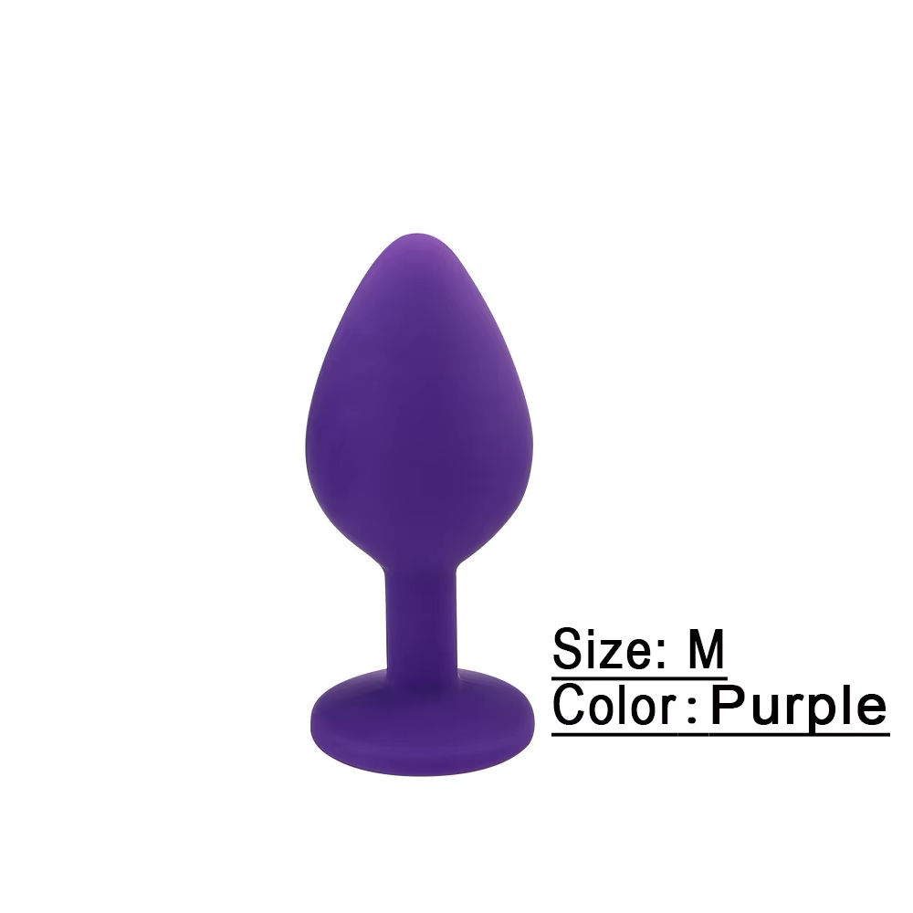 Plugs Silicona Negro, Morado, Rosado, Rojo - S/M/L