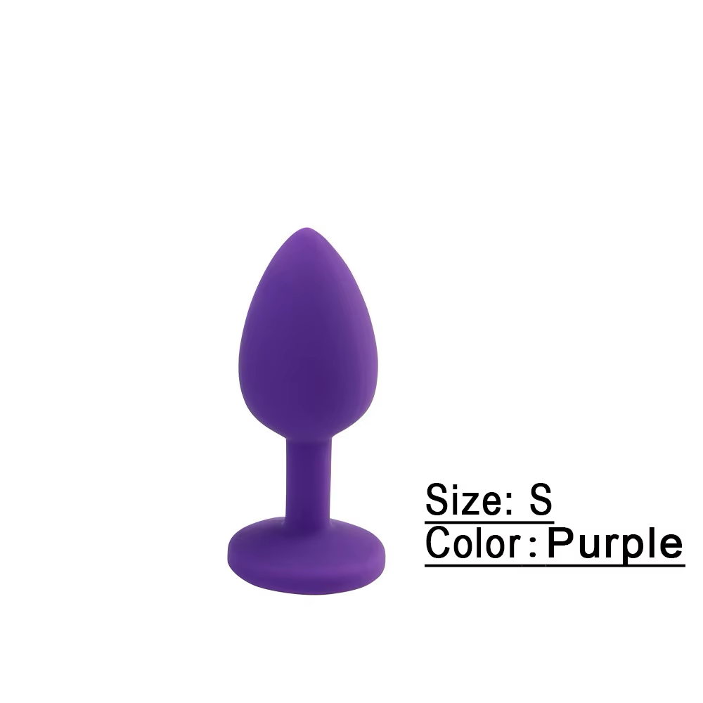 Plugs Silicona Negro, Morado, Rosado, Rojo - S/M/L