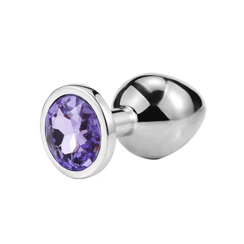 Plugs Metal Cristales de Colores - S/M